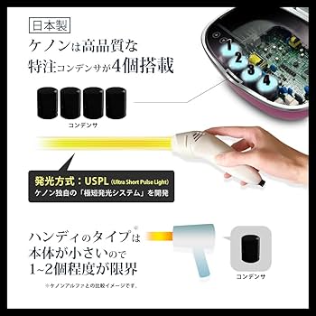 Amazon | エムテック ケノン KE-NON 光美容器 日本製 髭 VIO対応